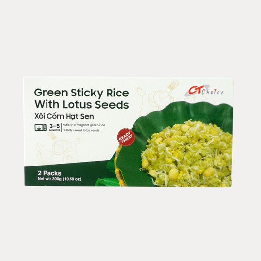 Xoi Com Hat Sen - Green sticky rice with lotus seeds 300g