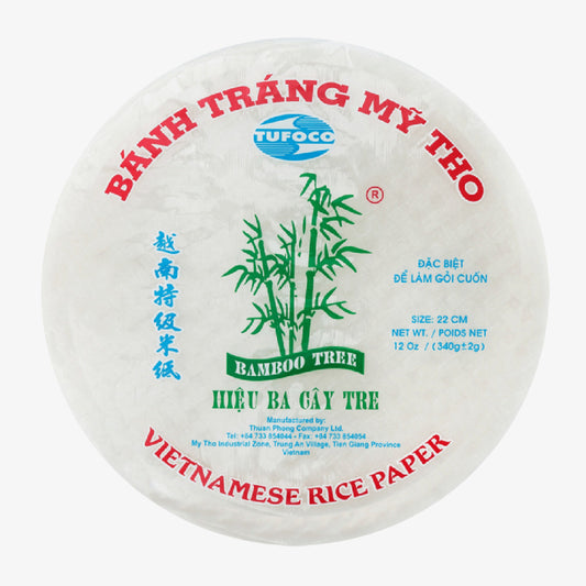 Banh trang tron 3 cay tre 22cm - (Three Bamboo Brand) Round Rice Paper