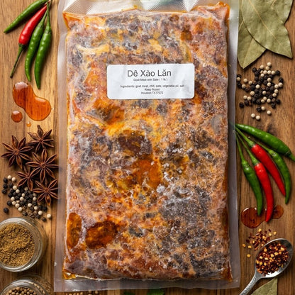 De Xao Lan/Goat Meat With Sate 1lb