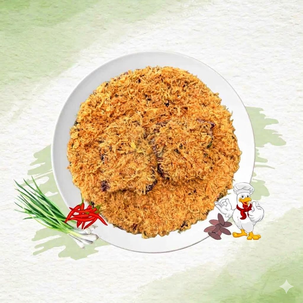 Com chay gao luc sieu cha bong 500g