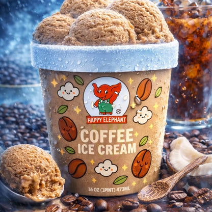 ICE CREAM - COFFEE (HAPPY ELEPHANT)