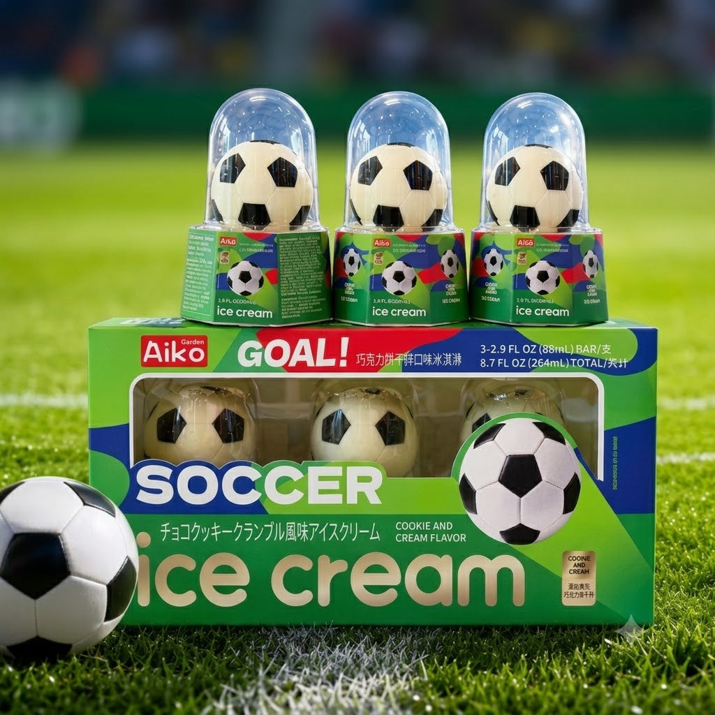 ICE CREAM SOCCER COOKIE & CREAM 3D
