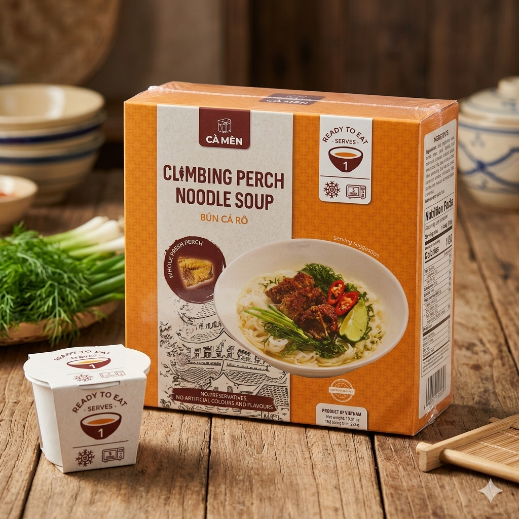 Bun ca ro - FZ Crab Rice Noodles 290g-CAMEN