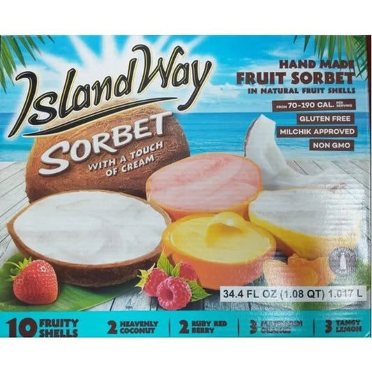 Ice Cream - Island Way Sorbet in Fruit Shells (In-Store Only)