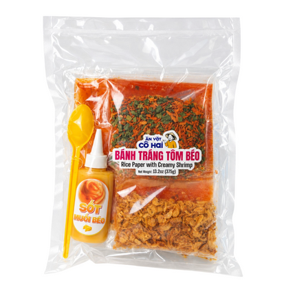 AVCH107 - Banh Trang Tom Beo/ Rice Paper With Creamy Shrimp * 375g x 20 Units