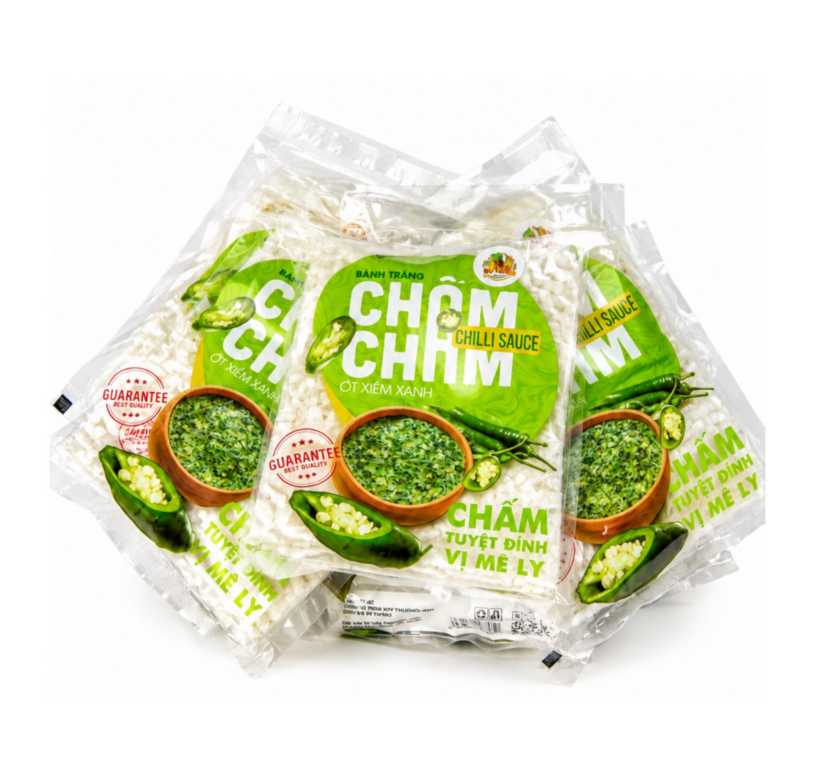 AVCH105 - Banh Trang Cham Ot Xiem Xanh/ Rice Paper With Green Chili Dipping Sauce * 560g x(10 Units-20$)