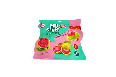 KEO DEO OI - Peeled Gummy Candy -GUAVA Flavor-120g 1 count