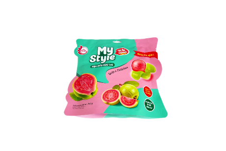 KEO DEO OI - Peeled Gummy Candy -GUAVA Flavor-120g 1 count