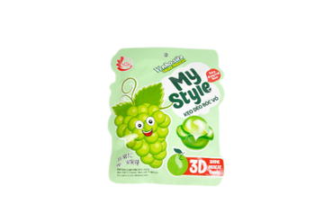 KEO DEO VI NHO SUA-Peeled Gummy Candy - GRAPE FLAVOR 120g 1 count
