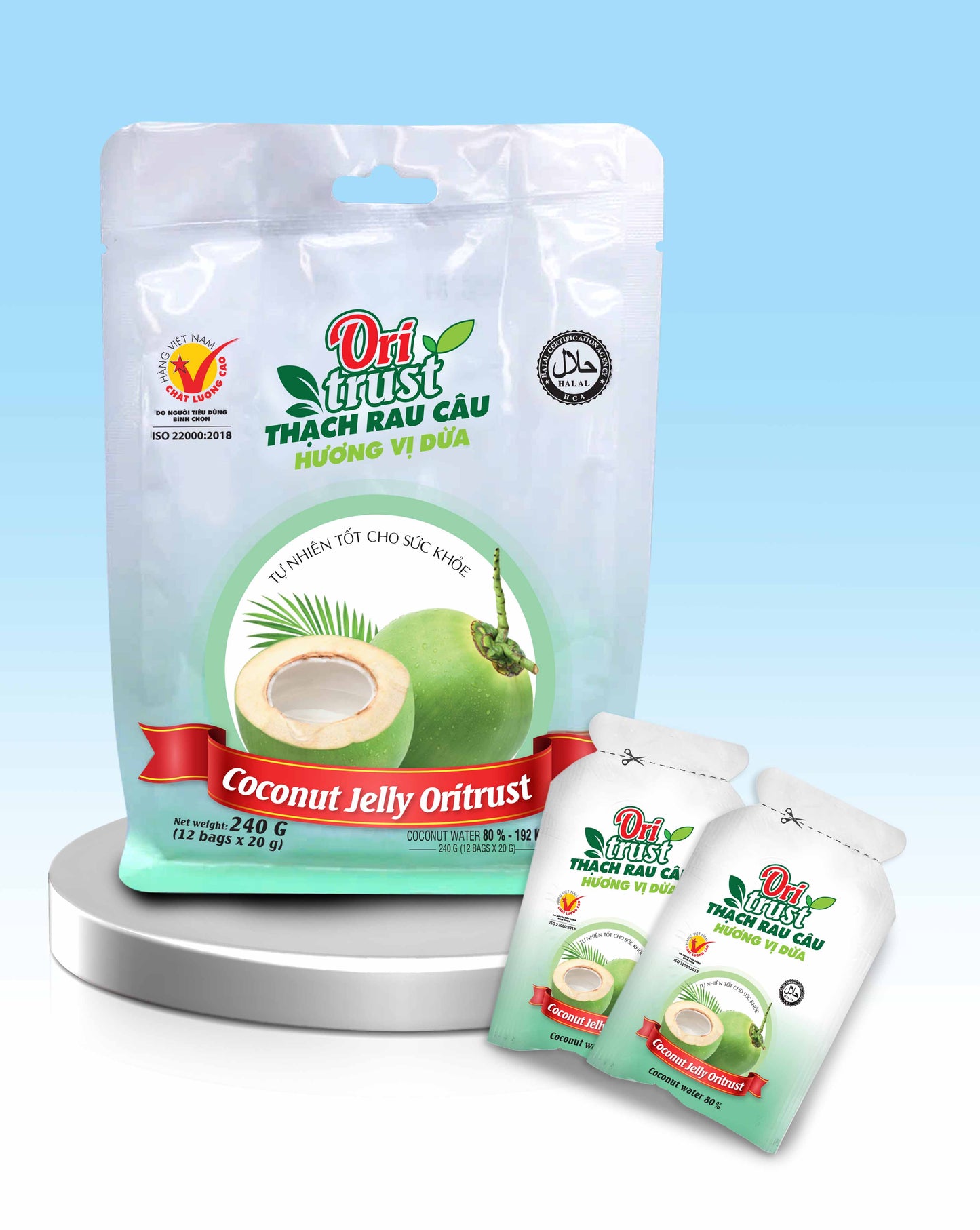 Thach rau cau huong vi dua 240g