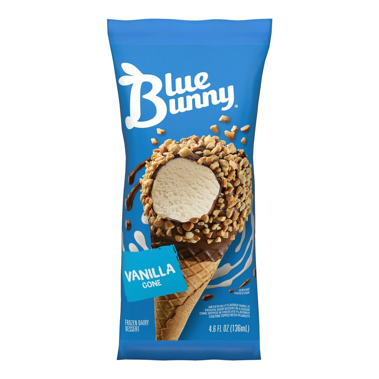 Blue Bunny Ice Cream - Vanilla Cone