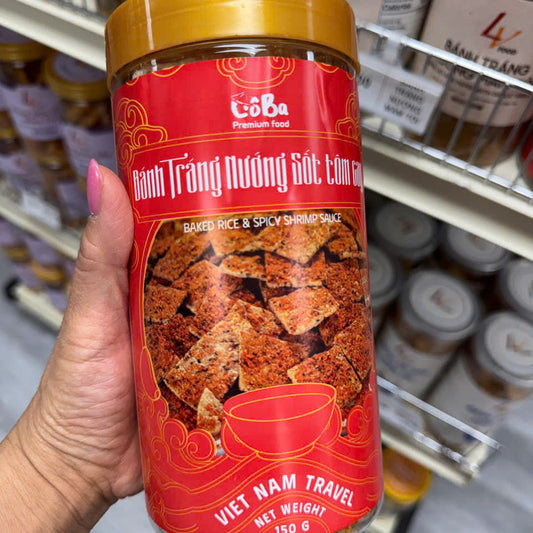 Banh trang nuong sot tom cay 150g