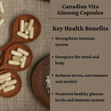 Immune System and Energy Support - 500mg/capsule - 60 caps