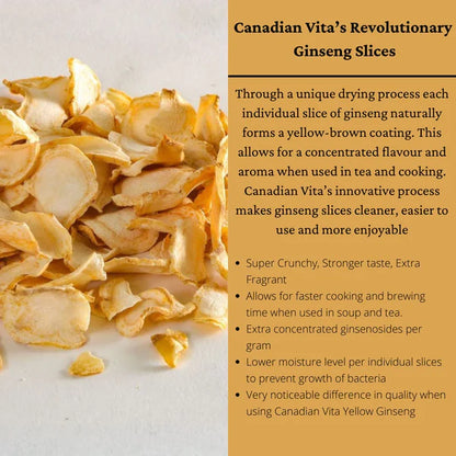 Dried Ginseng - Ginseng Slices Great for Tea and Cooking